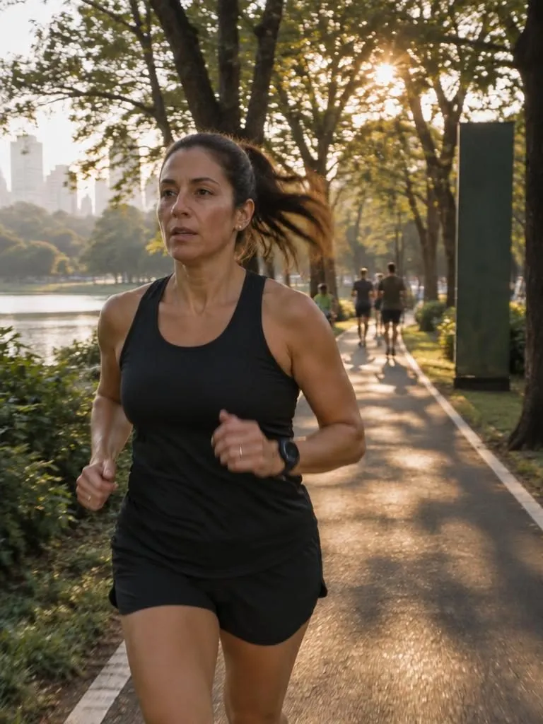 Corrida no parque
